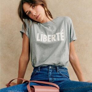 Liberté T-Shirt by Sézane Small